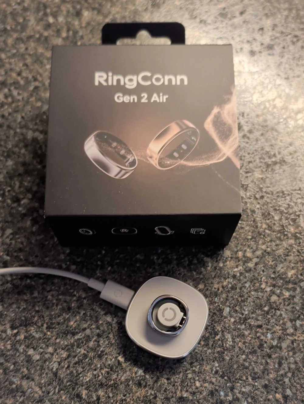 RingConn Gen 2 Air Smart Ring - Silver
